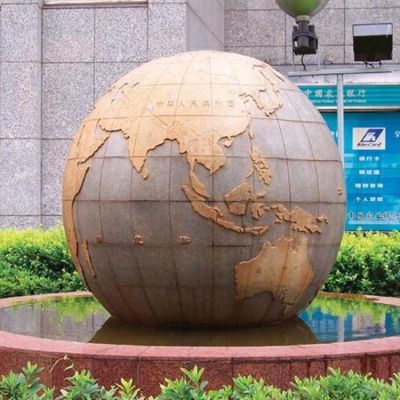 学院广场铸铜地球仪博鱼网页版 浑天仪 地动仪博鱼网页版