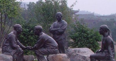 毛主席商谈国事人物园林景观铜毛泽东博鱼网页版