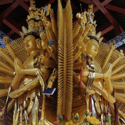 大型千手观音铜像 寺庙供奉佛像博鱼网页版