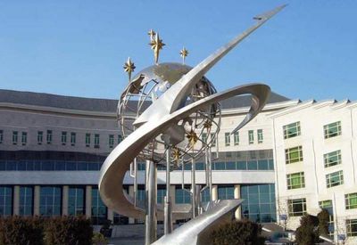 企业抽象镂空地球仪博鱼网页版