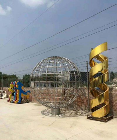 不锈钢镂空户外装饰地球仪博鱼网页版