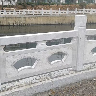 户外河道大理石石雕围栏博鱼网页版