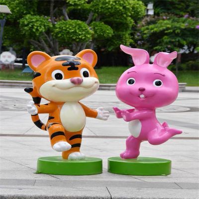 游乐园摆放玻璃钢生肖动物卡通博鱼网页版