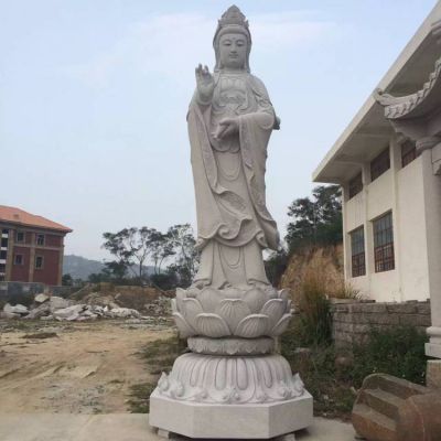 大理石石雕户外广场观音菩萨博鱼网页版