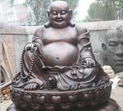 宗教庙宇铜雕户外景观大型神佛弥勒佛博鱼网页版