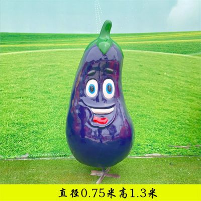 园林景观玻璃钢卡通茄子博鱼网页版