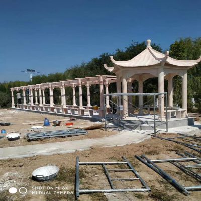 园林景观大理石石雕长廊博鱼网页版