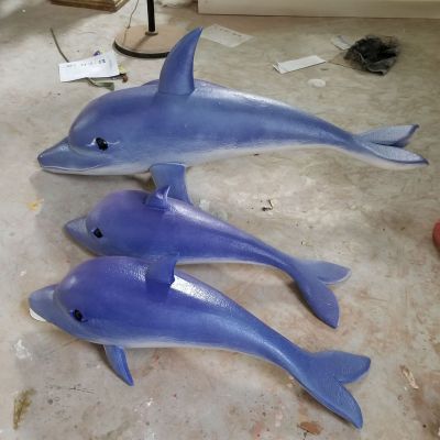 海边三只玻璃钢彩绘海豚博鱼网页版