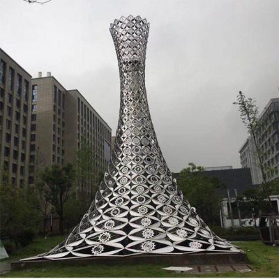 户外广场大型不锈钢景观博鱼网页版