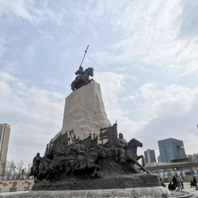 大型户外景观中国历史名人西汉名将石雕霍去病博鱼网页版