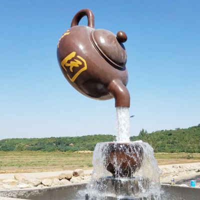 悬空流水玻璃钢仿铜天壶博鱼网页版