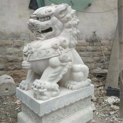  景区园林大理石石雕各种动物博鱼网页版摆件