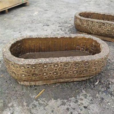 黄蜡石石雕园林景观养鱼种花老石槽博鱼网页版