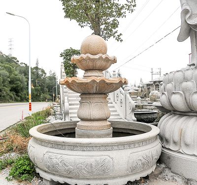 居家水池摆放大理石风水球博鱼网页版