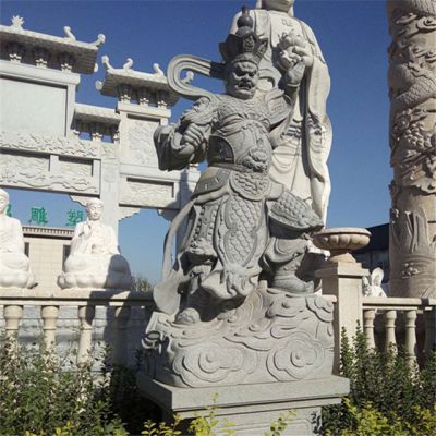 大理石石雕寺庙宗教四大金刚博鱼网页版