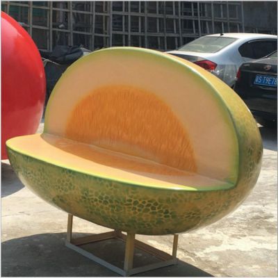 商场公园玻璃钢卡通仿真水果座椅博鱼网页版