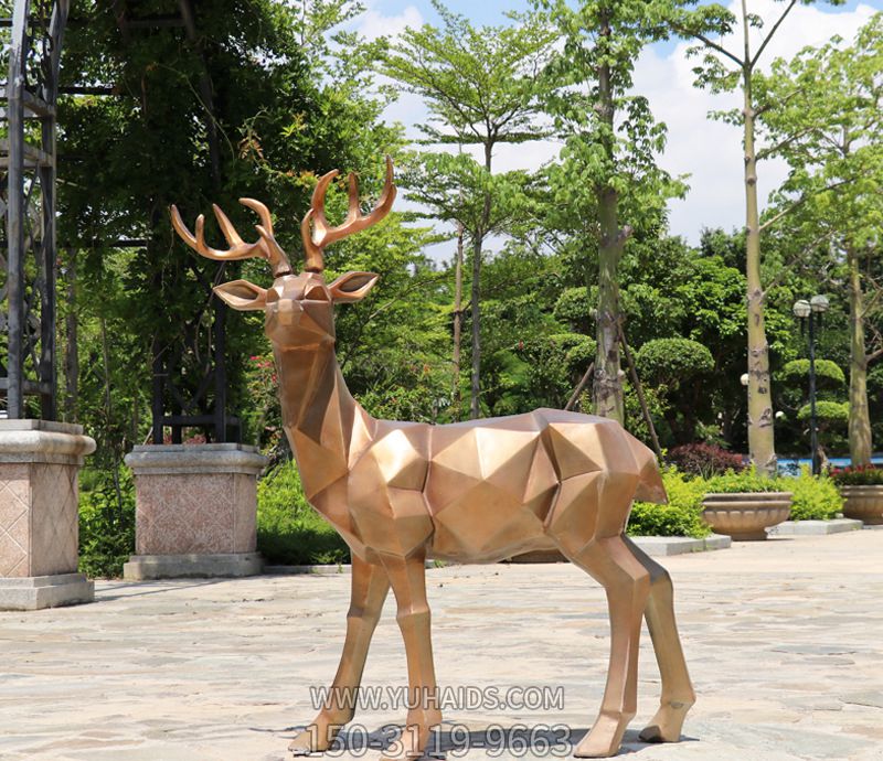 户外大型动物景观装饰品梅花鹿博鱼网页版