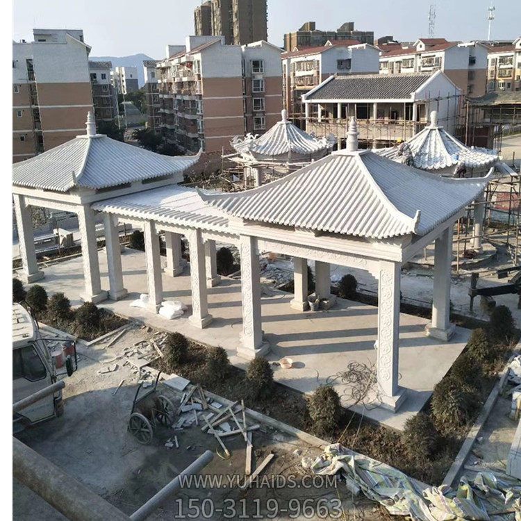 公园景区石雕凉亭户外乘凉休息摆件博鱼网页版