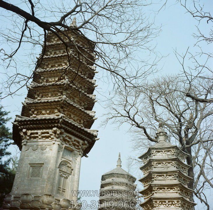 寺庙摆放仿古做旧石雕舍利塔博鱼网页版