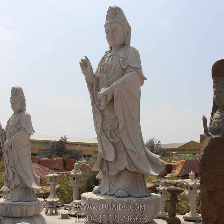 寺院摆放大理石立体浮雕观音佛像博鱼网页版