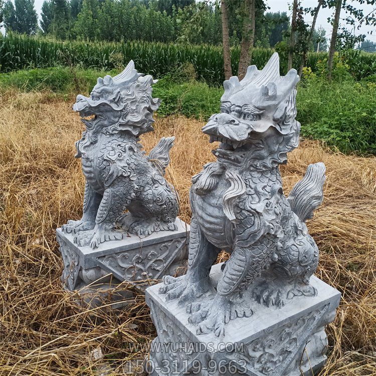 花岗岩麒麟石雕一对博鱼网页版