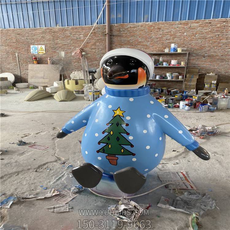 玻璃钢卡通幼儿园创意企鹅博鱼网页版