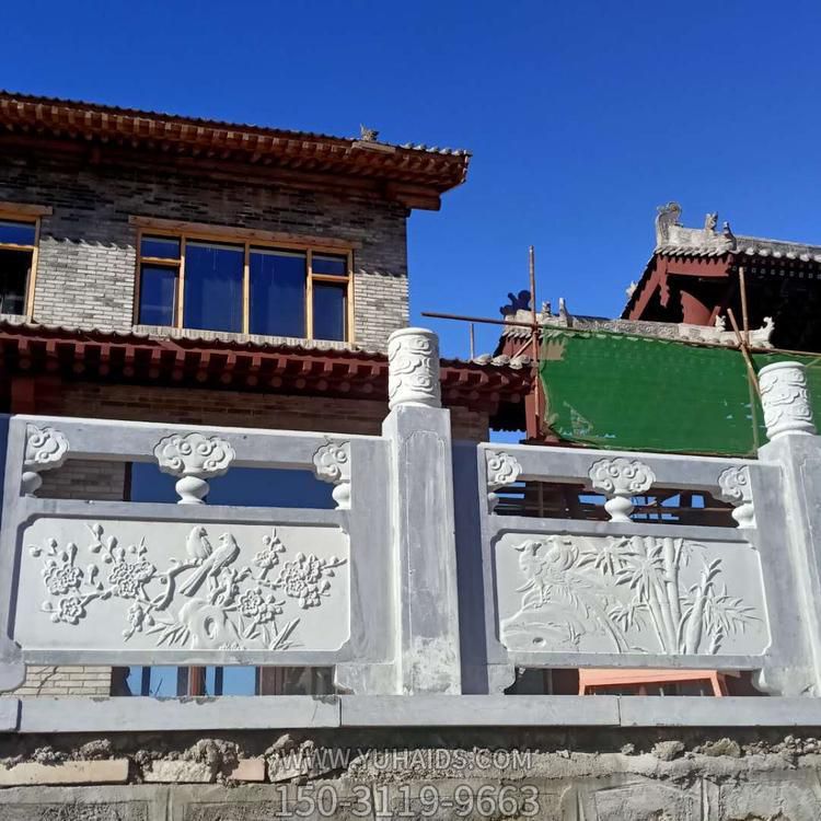 古镇街道装饰大理石浮雕防护栏板博鱼网页版