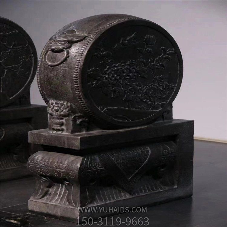 仿古庭院门口门墩抱鼓石博鱼网页版