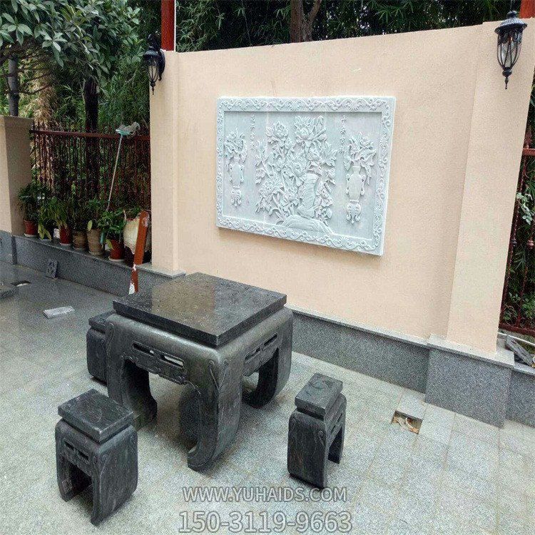  庭院别墅石凳 园林景观石桌户外摆件博鱼网页版