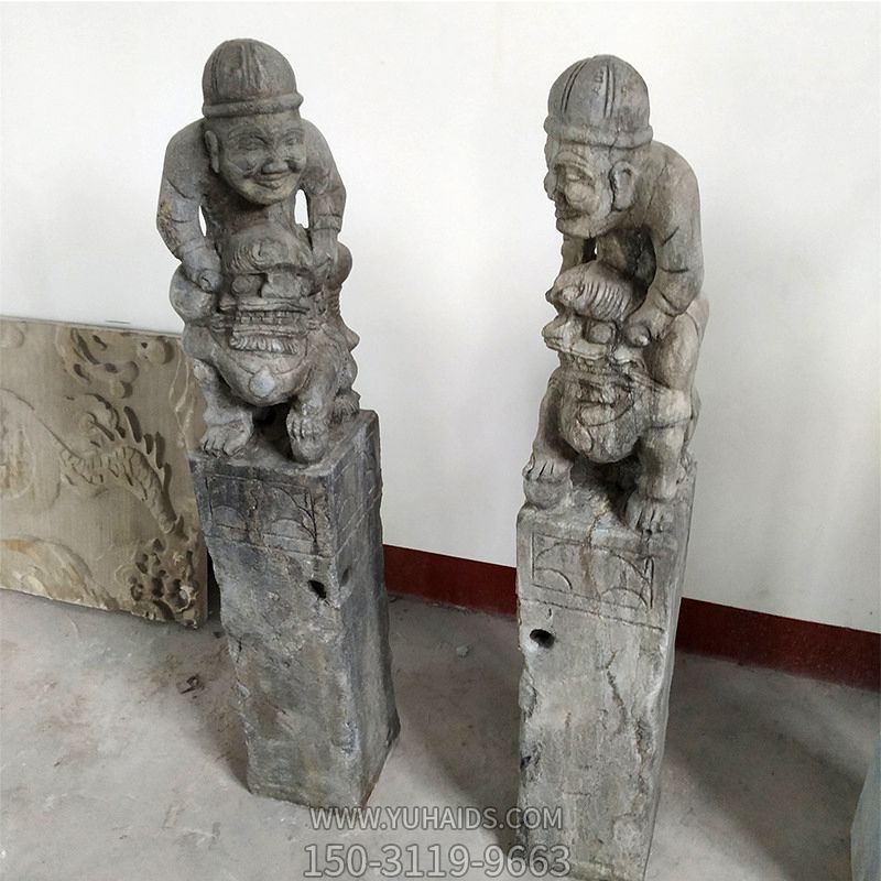 动物园做旧人物浮雕拴马柱博鱼网页版