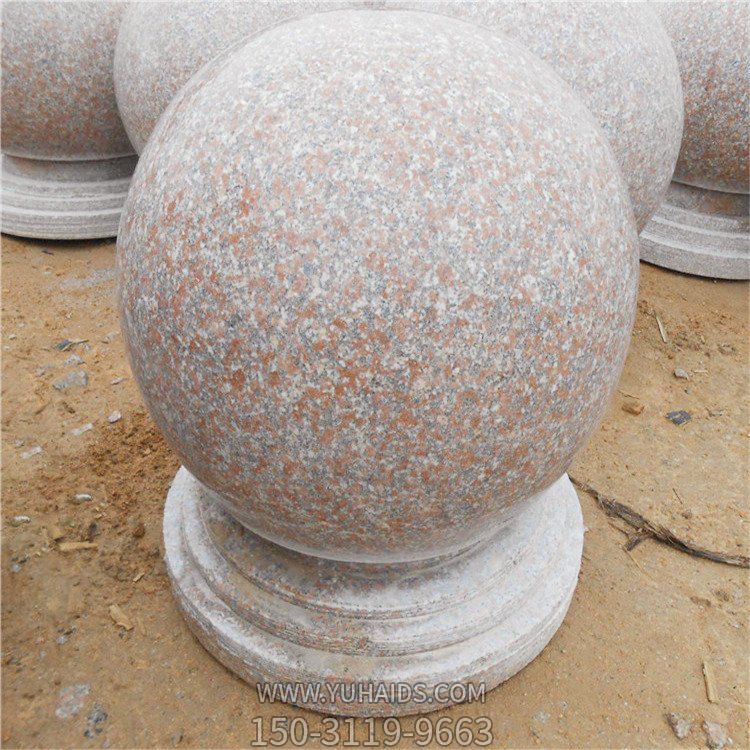 五莲花大理石雕刻小区学校门口摆放挡车障碍圆石球博鱼网页版