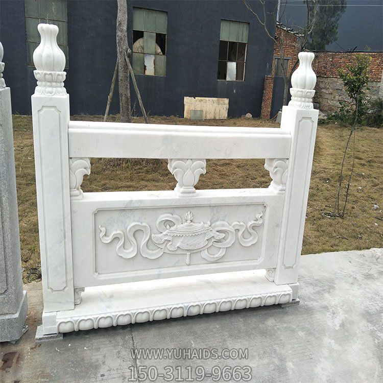 大理石石雕户外园林景观栏板栏杆博鱼网页版