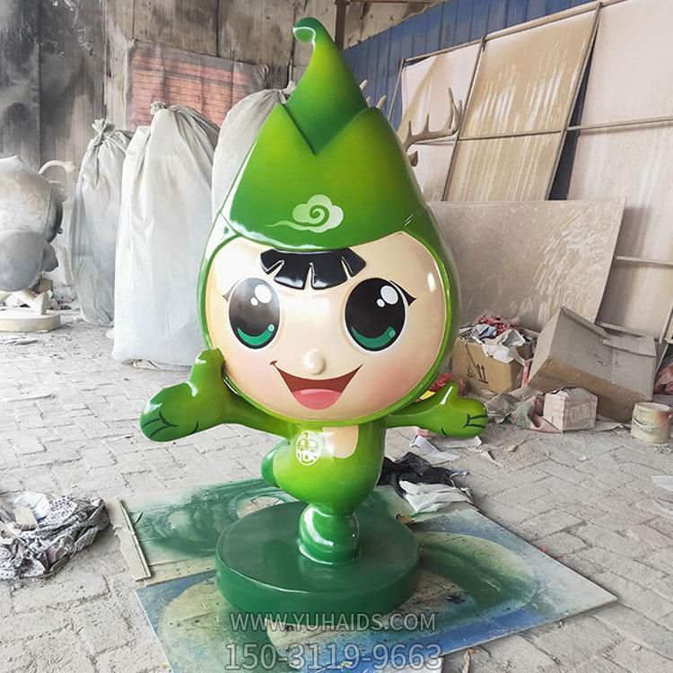 商场玻璃钢卡通户外美陈摆件卡通人物景观博鱼网页版