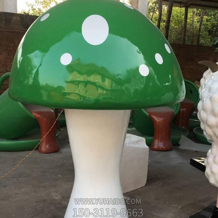 户外园林景观玻璃钢卡通蘑菇博鱼网页版