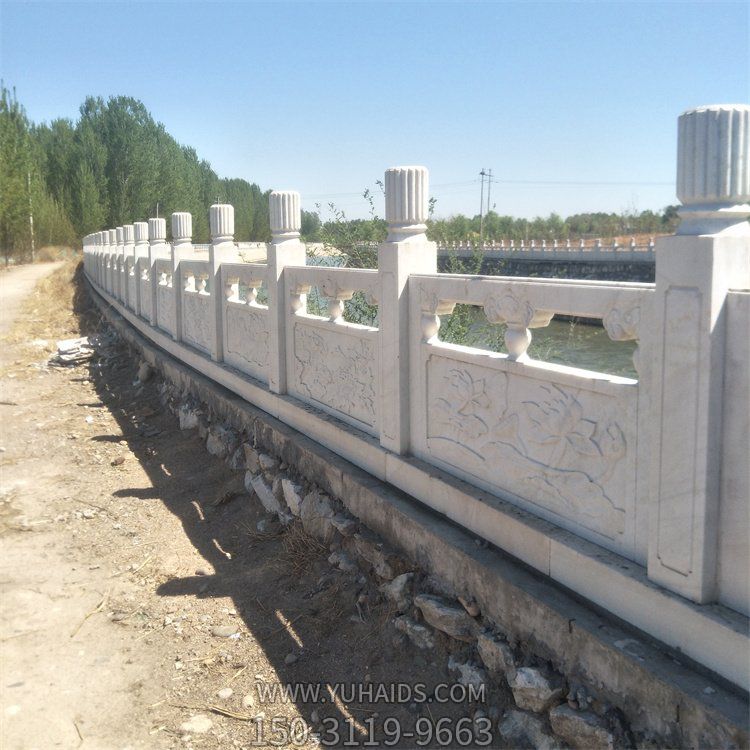 户外河道大型浮雕大理石围栏博鱼网页版