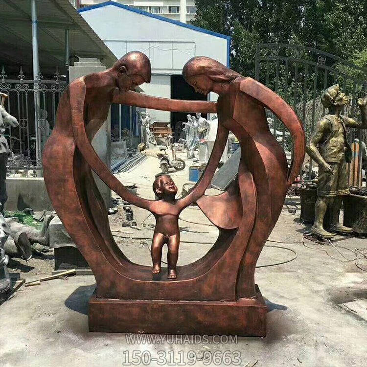 民俗玻璃钢人物仿铜博鱼网页版  景区广场中式别墅城市装饰摆件