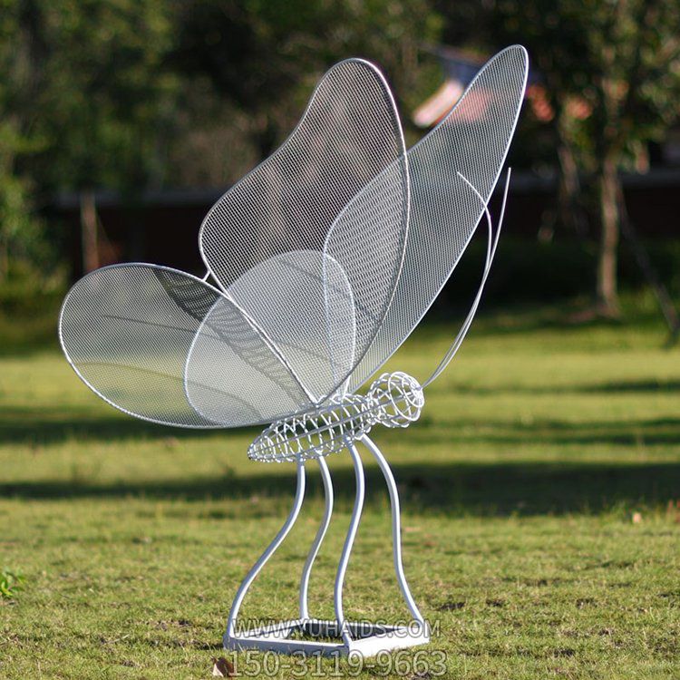 铁艺网格蝴蝶景观小品公园装饰摆件博鱼网页版