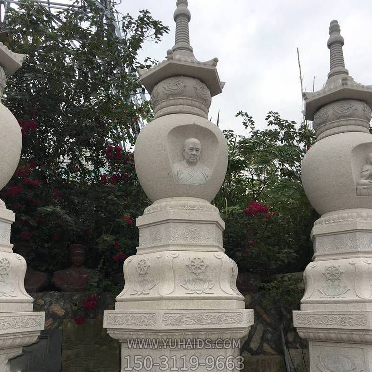 寺庙户外景点石雕佛塔汉白玉菩提塔藏八塔博鱼网页版