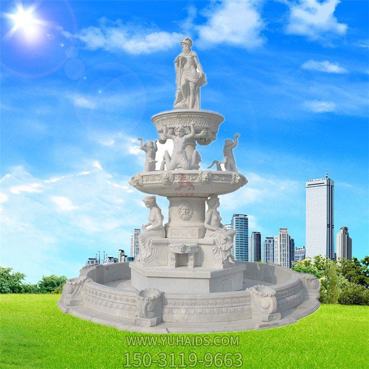 大理石石雕户外园林景观欧式喷泉博鱼网页版