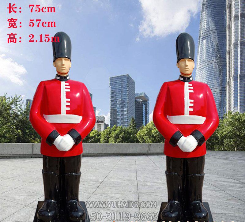 步行街酒店摆放卡通玻璃钢迎宾人物博鱼网页版