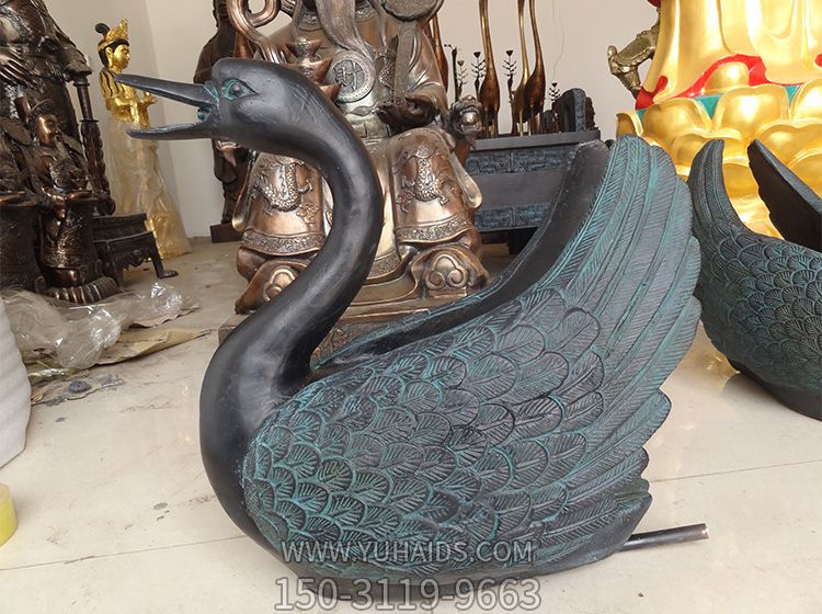 公园海边别墅不锈钢材质铜铸鸣叫天鹅博鱼网页版