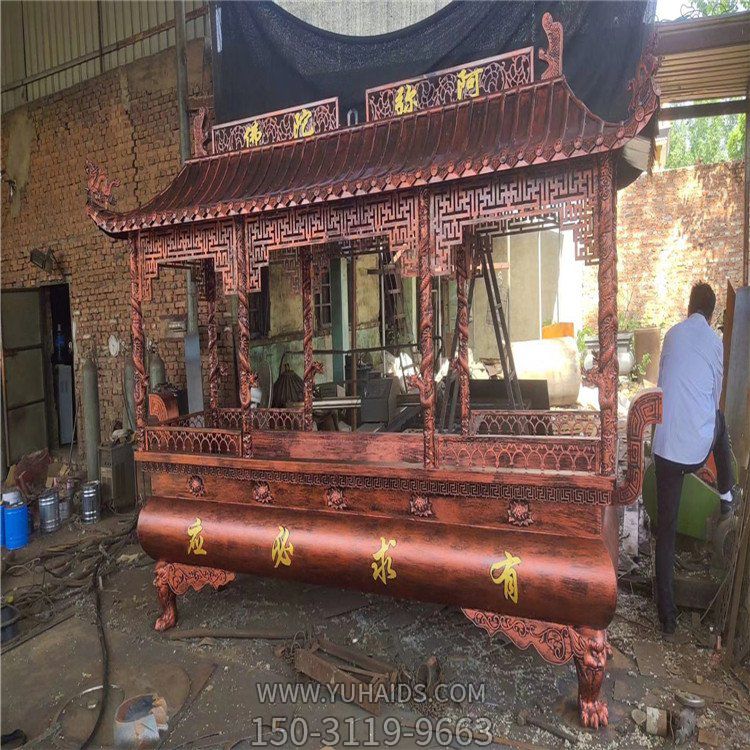 有求必应铜雕香炉，寺庙焚香炉博鱼网页版