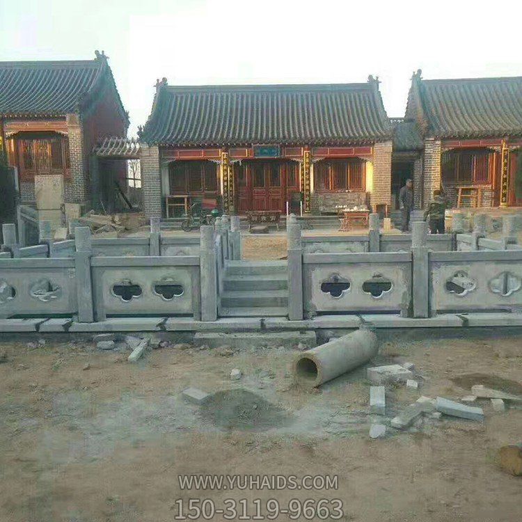 石雕芝麻灰栏杆景区寺庙户外园林建设筑护栏围栏博鱼网页版