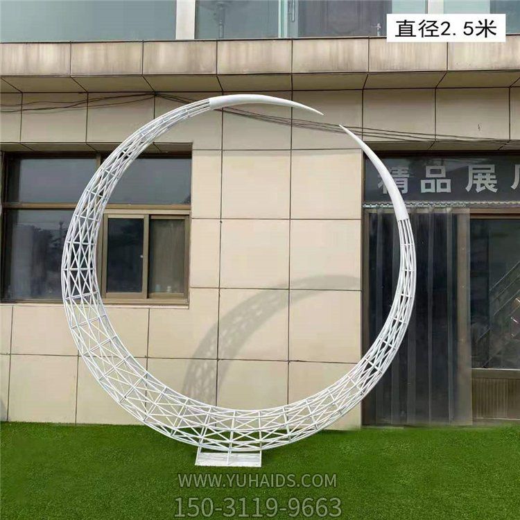 不锈钢户外园林水景摆件圆环博鱼网页版