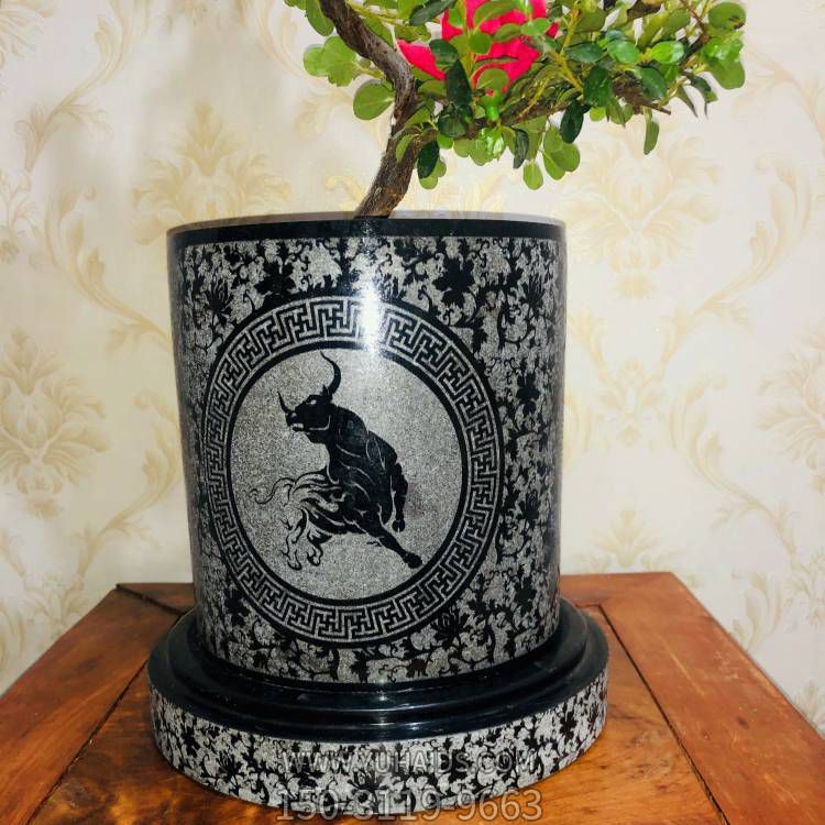 砂石石雕户外园林花盆博鱼网页版