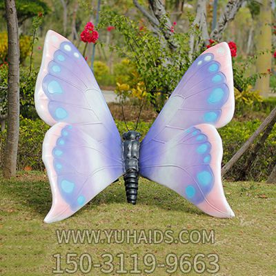 彩绘玻璃钢酒店蝴蝶博鱼网页版