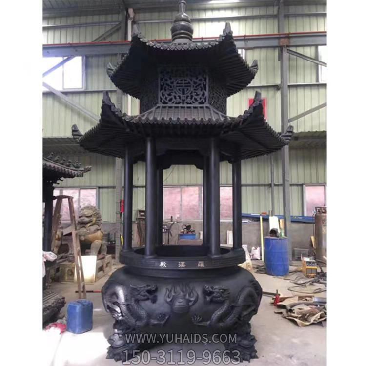 寺庙大型铜雕香炉摆件博鱼网页版