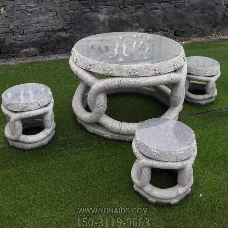 公园庭院中式创意大理石石雕桌椅博鱼网页版