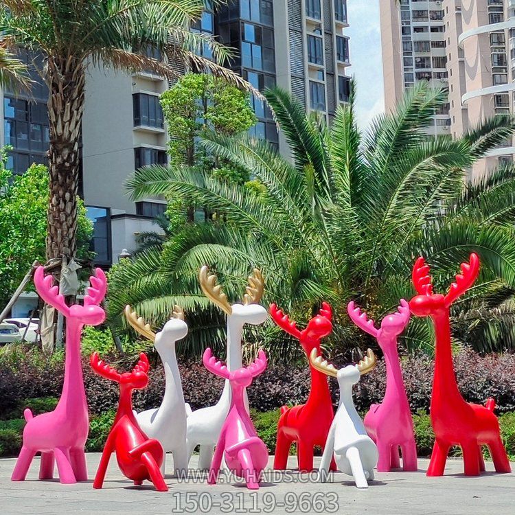 玻璃钢创意卡通动物商超美陈装饰摆件博鱼网页版