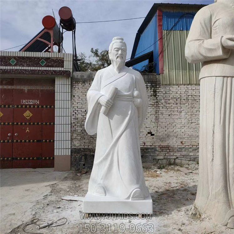 校园石雕古代名人博鱼网页版